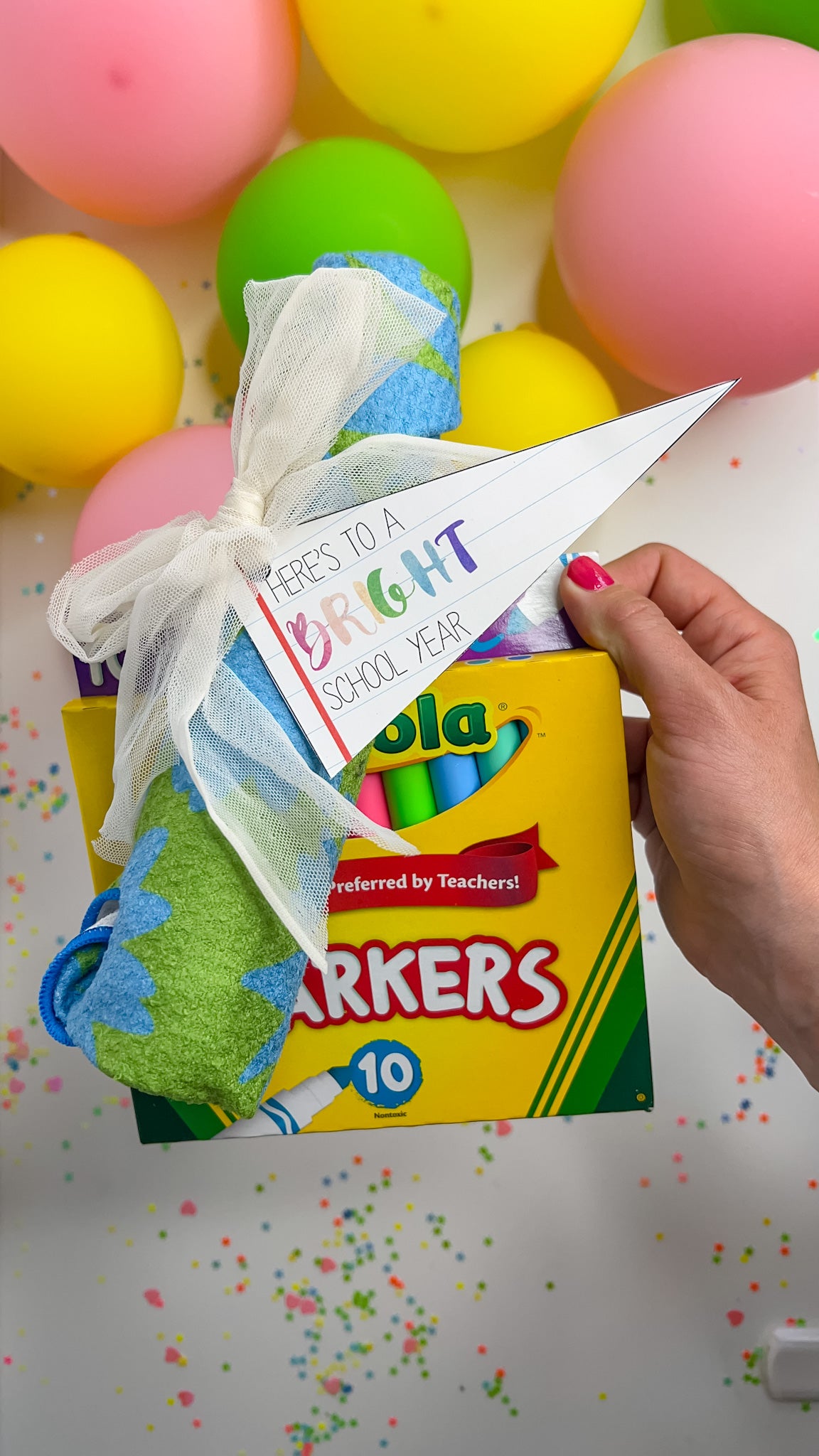 Free back to school gift tags