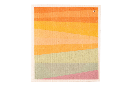 California Sunset Swedish Dishcloth