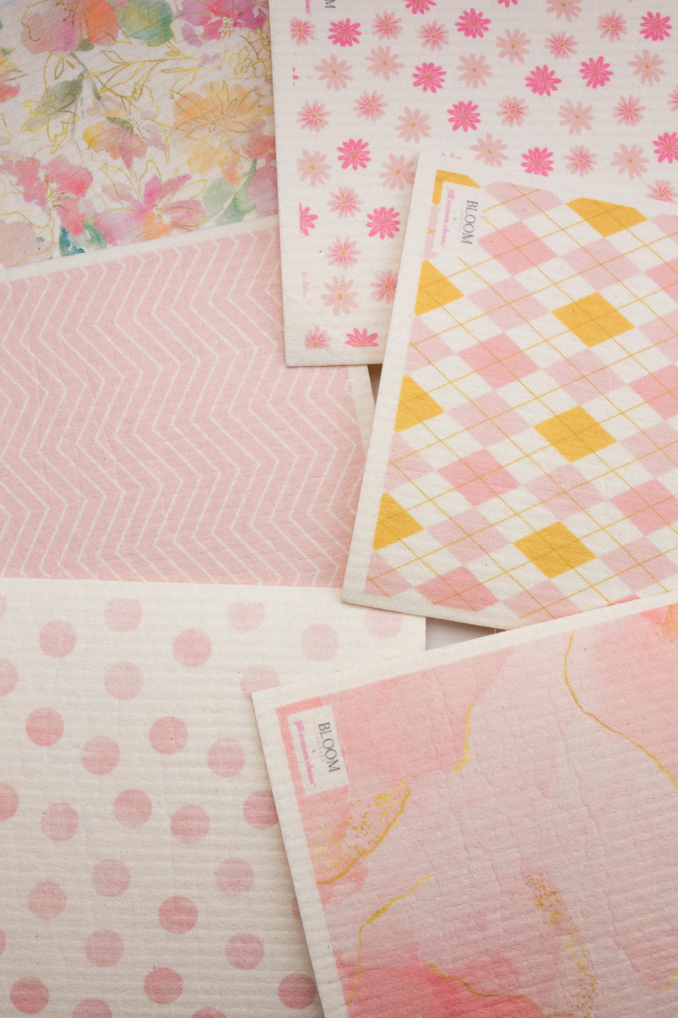 Tickled Pink Swedish Dishcloth