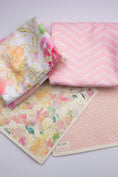 Load image into Gallery viewer, Pink Zig Zag Swedish Dishcloth
