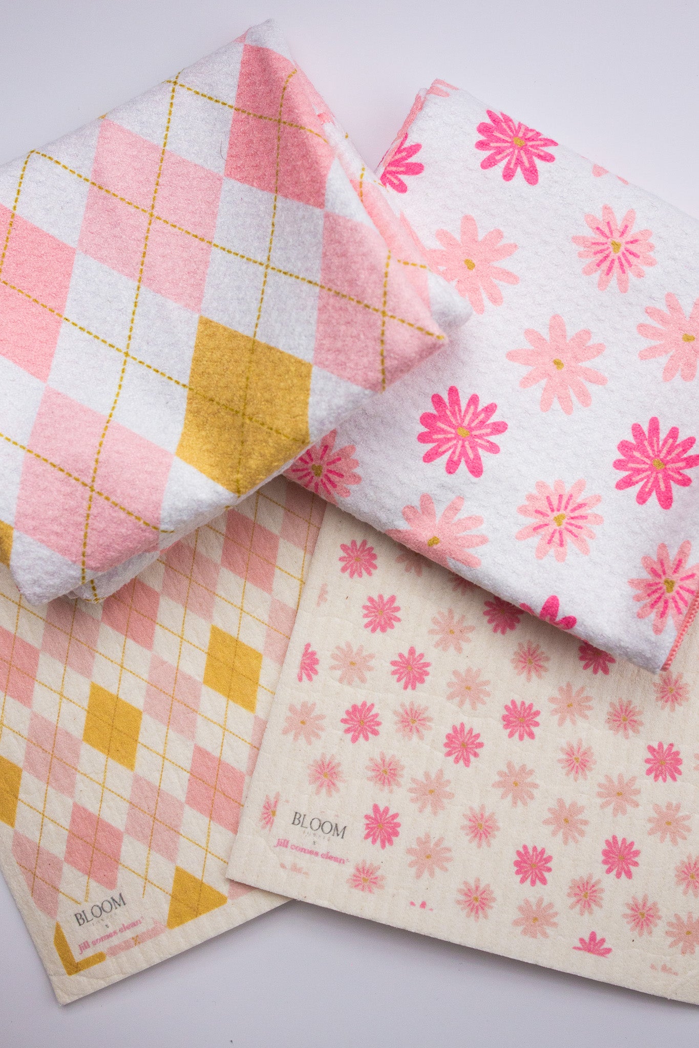 Tickled Pink Swedish Dishcloth