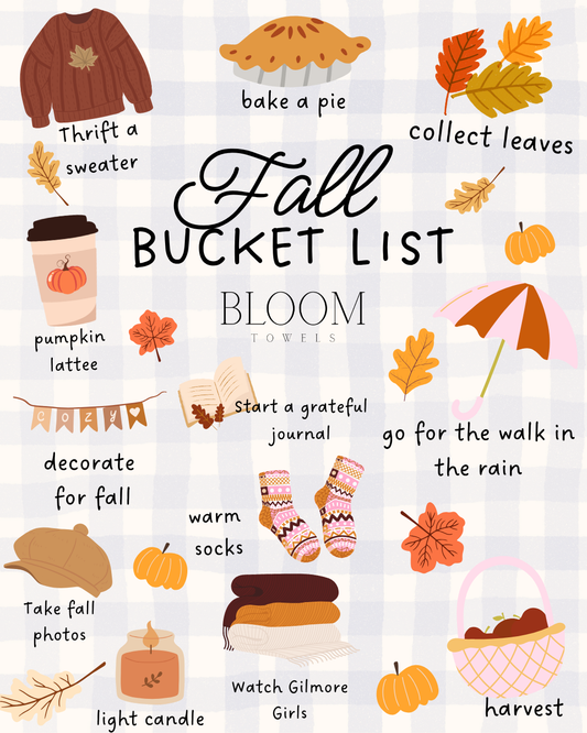 Bloom Fall Bucket List
