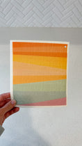 Load image into Gallery viewer, California Sunset Swedish Dishcloth
