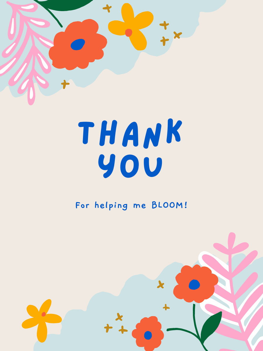 Thank you for helping me Bloom PDF