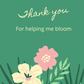 Thank you for helping me Bloom PDF